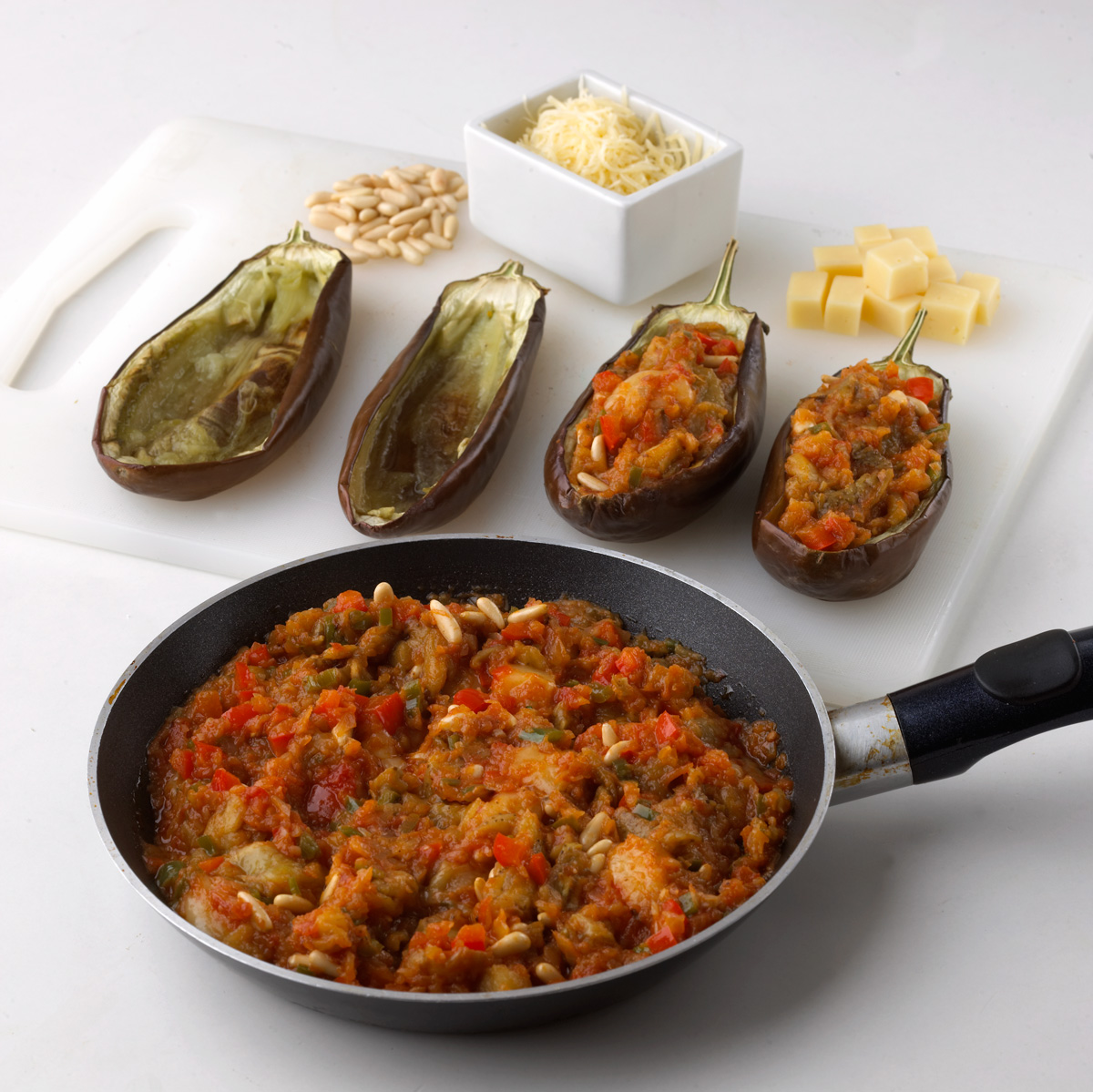 Berenjena rellena de verduras ¡Deliciosa! – Mil Recetas