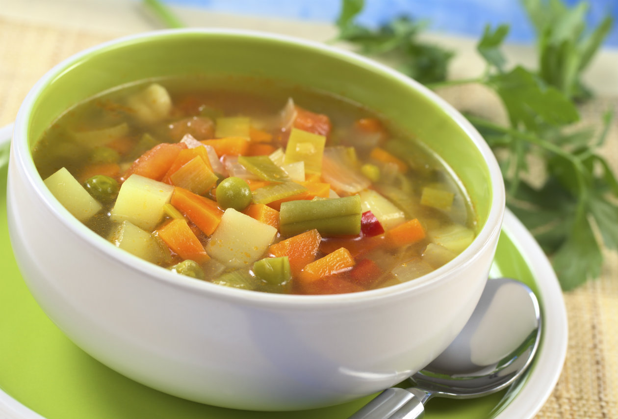 Sopa de verduras receta